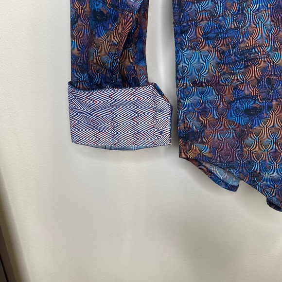 ROBERT GRAHAM Lewisville Long Sleeve Shirt Size M - Picture 3 of 9